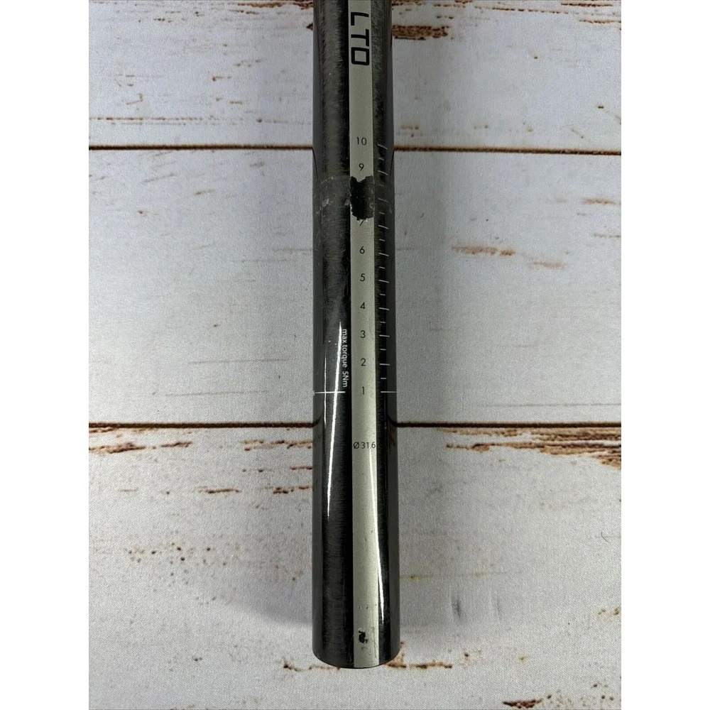 3T Doric LTD Carbon Seatpost 31.6 x 350mm 0mm Setback Road Gravel Bike MTB Used
